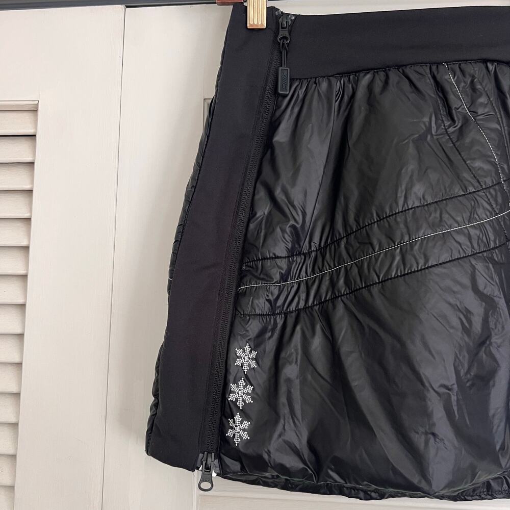 Swix Romsdal 2 Quilted Insulated Skirt Black Women’s Small Snow Winter Ski - Picture 4 of 7